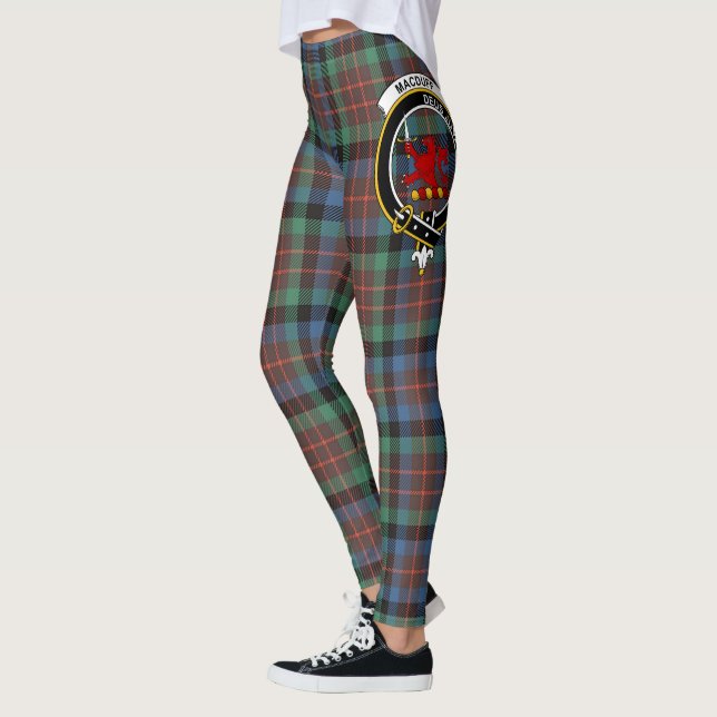 Scotstee Klan MacDuff Hunting Ancient Vapensköld T Leggings (Vänster)