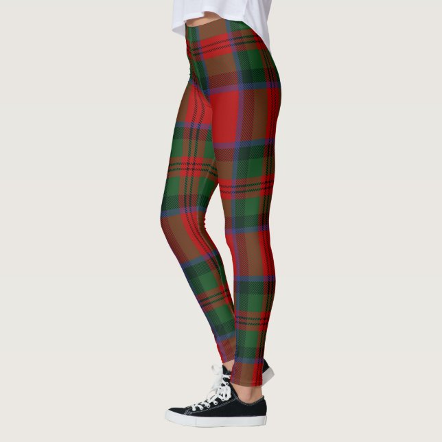 Scotstee Klan MacDuff Tartan Women Leggings (Vänster)