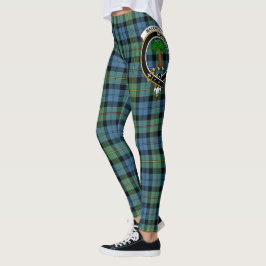 Scotstee Klan MacEwen Ancient Vapensköld Tartan Kv Leggings