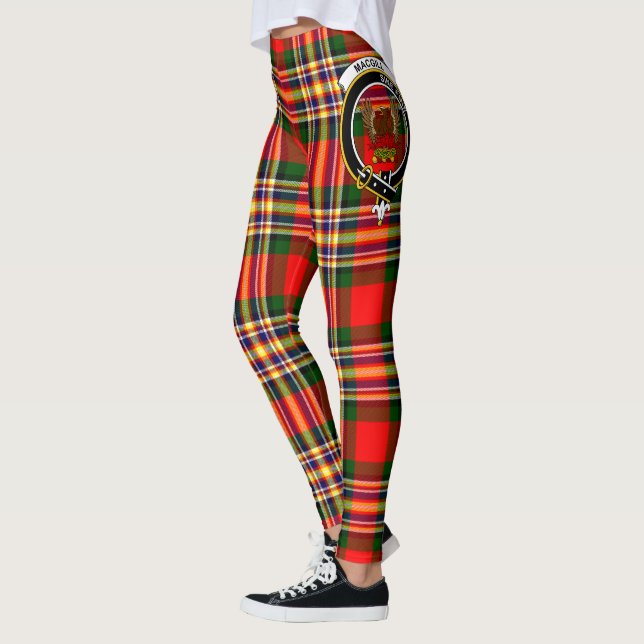 Scotstee Klan MacGill Vapensköld Tartan Women Legg Leggings (Vänster)