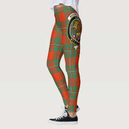 Scotstee Klan MacGregor Ancient Vapensköld Tartan Leggings
