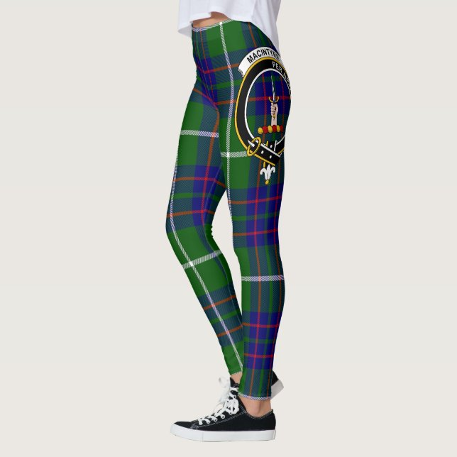 Scotstee Klan MacIntyre Hunting Modern Vapensköld  Leggings (Vänster)