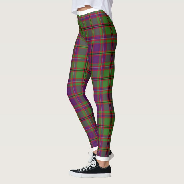 Scotstee Klan MacIntyre of Glenorchy Tartan Women Leggings (Vänster)