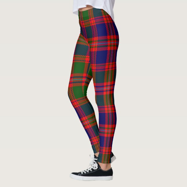 Scotstee Klan MacIntyre Tartan Women Leggings (Vänster)