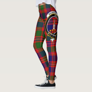 Scotstee Klan MacIntyre Vapensköld Tartan Women Le Leggings