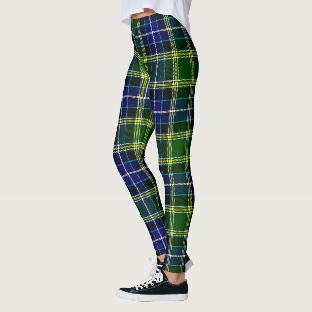 Scotstee Klan MacKellar Tartan Women Leggings (Vänster)