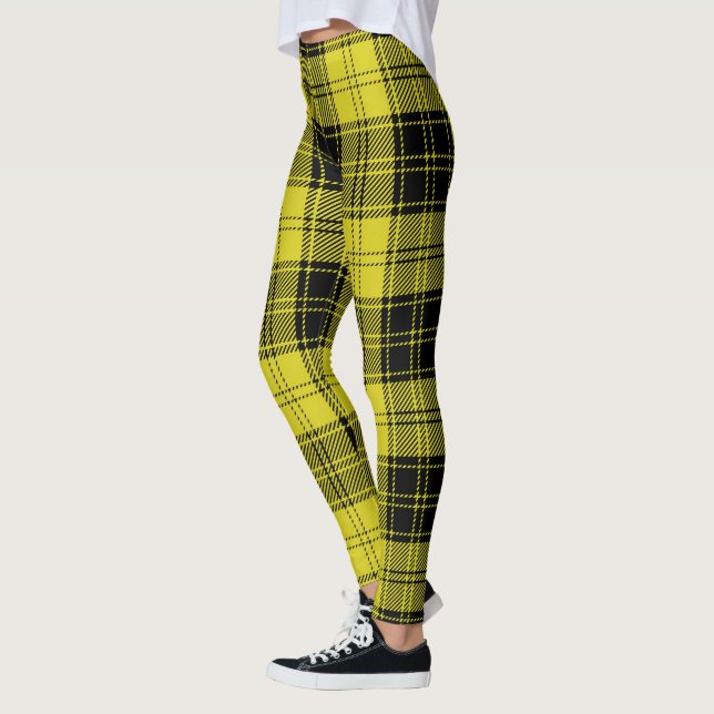 Scotstee Klan MacLachlan Gult Tartan Women Leggings (Vänster)