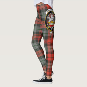 Scotstee Klan MacLachlan Weasted Vapensköld Tartan Leggings