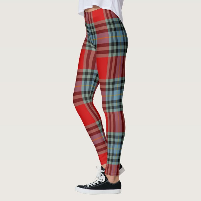 Scotstee Klan MacLeay Tartan Women Leggings (Vänster)