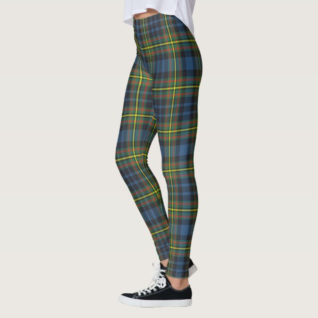 Scotstee Klan MacLellan Tartan Women Leggings (Vänster)