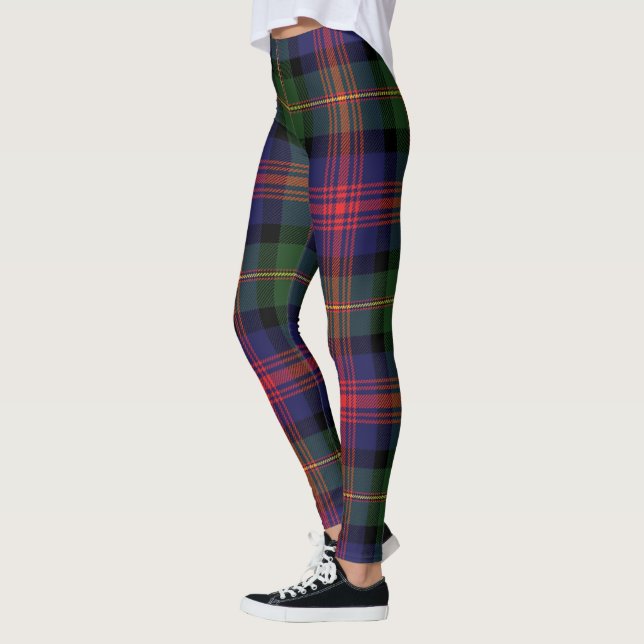 Scotstee Klan MacLennan Tartan Women Leggings (Vänster)