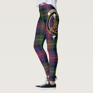 Scotstee Klan MacLennan Vapensköld Tartan Women Le Leggings
