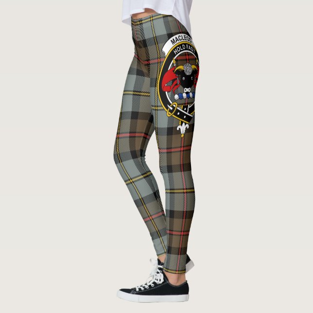 Scotstee Klan MacLeod of Harris Weasted Vapensköld Leggings (Vänster)