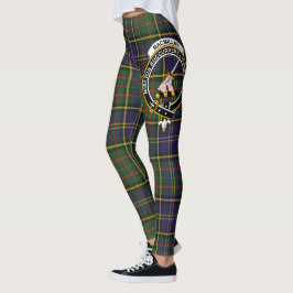 Scotstee Klan MacMillan Hunting ModernCrest Tartan Leggings