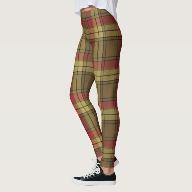 Scotstee Klan MacMillan Old Weasted Tartan Women Leggings (Vänster)