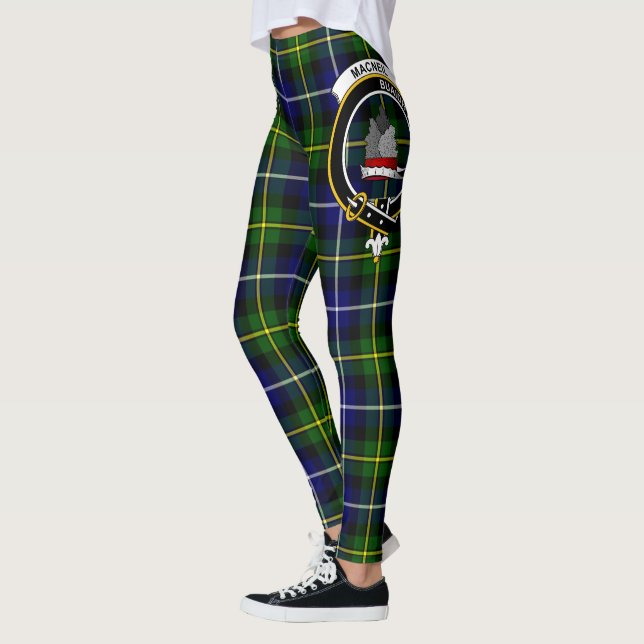 Scotstee Klan MacNeill av Barra Vapensköld Tartan  Leggings (Vänster)