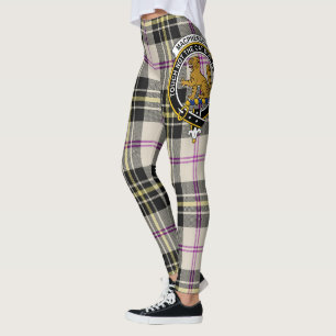 Scotstee Klan MacPherson Dress Ancient Vapensköld Leggings