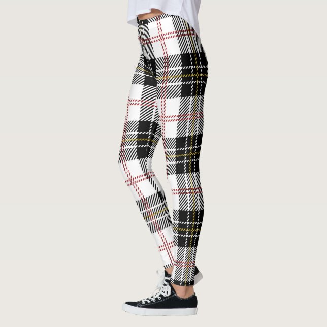 Scotstee Klan MacPherson Modern Tartan Women Leggings (Vänster)