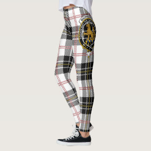 Scotstee Klan MacPherson Modern Vapensköld Tartan Leggings
