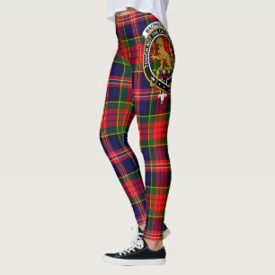 Scotstee Klan MacPherson Vapensköld Tartan Women Leggings