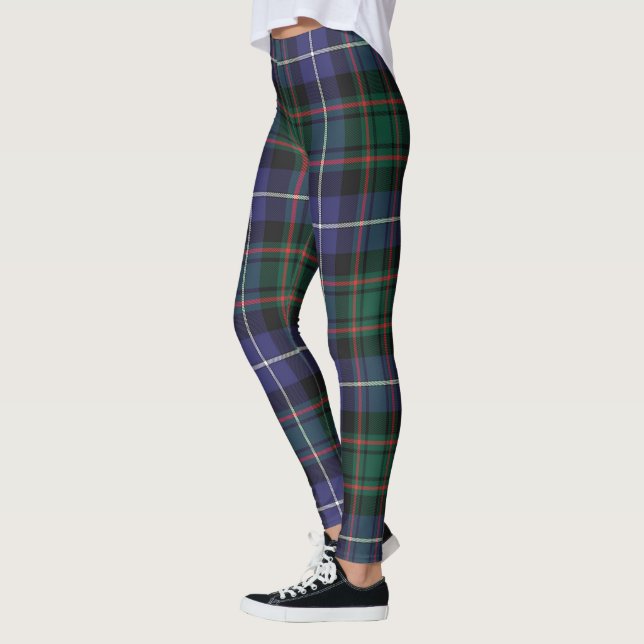 Scotstee Klan MacRae Hunting Modern Ancient Tartan Leggings (Vänster)