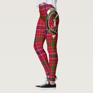 Scotstee Klan MacRae Vapensköld Tartan Women Leggi Leggings