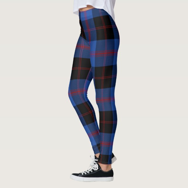 Scotstee Klan Maule Modem Ancient Tartan Women Leggings (Vänster)