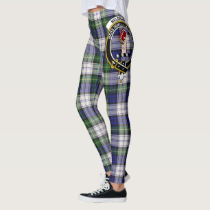 Scotstee Klan Meldrum Gordon Dress Vapensköld Tart Leggings