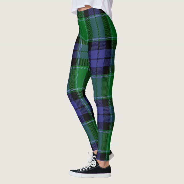 Scotstee Klan Monteith Ancient Tartan Women Leggings (Vänster)