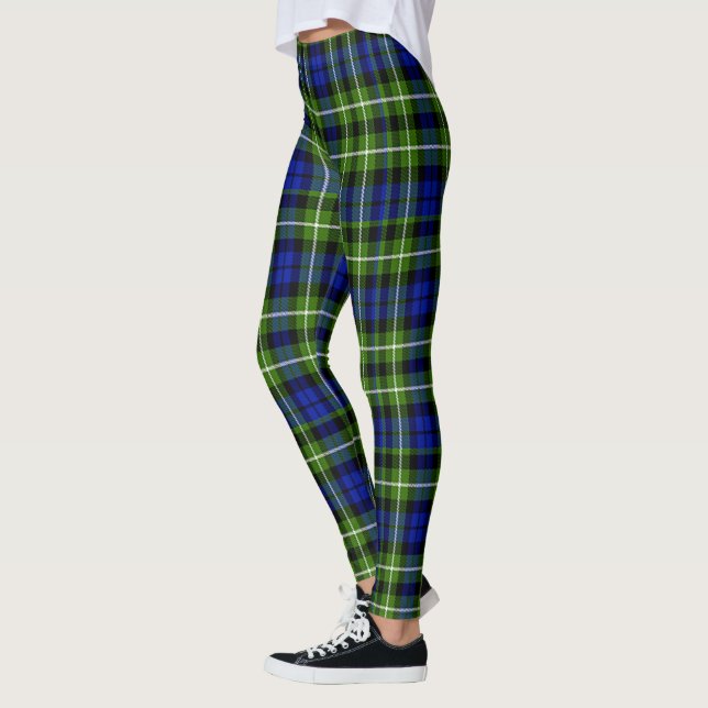 Scotstee Klan Monteith Hunting Ancient Tartan Wome Leggings (Vänster)