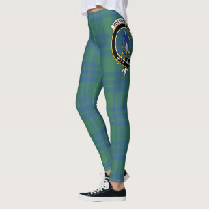 Scotstee Klan Montgomery Ancient Vapensköld Tartan Leggings