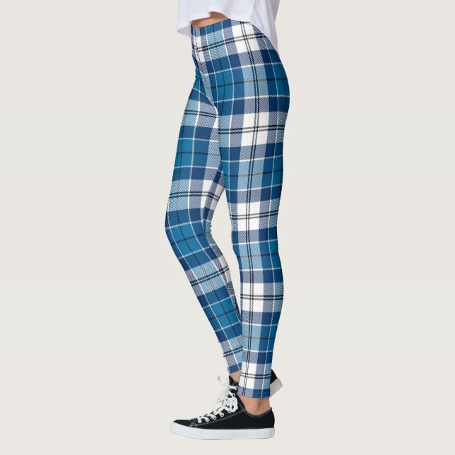 Scotstee Klan Muirhead Blue Ancient Tartan Women Leggings (Vänster)