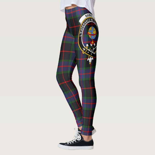 Scotstee Klan Nairn Vapensköld Tartan Women Leggin Leggings (Vänster)