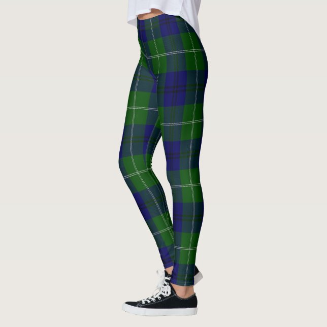 Scotstee Klan Oliphant Tartan Women Leggings (Vänster)