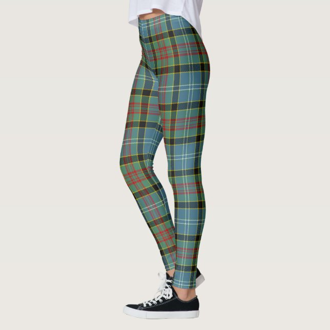 Scotstee Klan Paisley Tartan Women Leggings (Vänster)