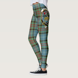 Scotstee Klan Paisley Vapensköld Tartan Women Legg Leggings