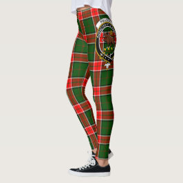 Scotstee Klan Pollock Vapensköld Tartan Women Legg Leggings