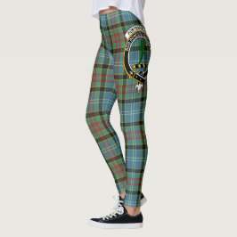 Scotstee Klan Porterfield Vapensköld Tartan Kvinno Leggings