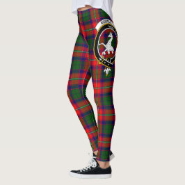Scotstee Klan Riddell Vapensköld Tartan Women Legg Leggings