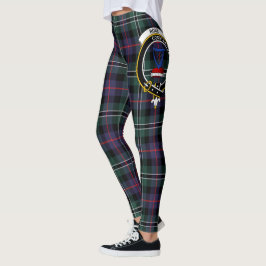 Scotstee Klan Ro Hunting Modern Vapensköld Tartan Leggings