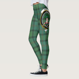 Scotstee Klan Ross Hunting Ancient Vapensköld Tart Leggings