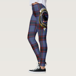 Scotstee Klan Rutherford Hunting Vapensköld Tartan Leggings