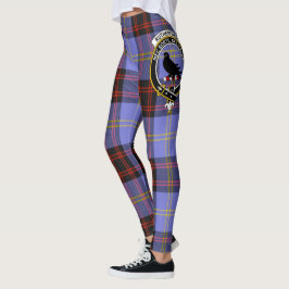Scotstee Klan Rutherford Vapensköld Tartan Women Leggings