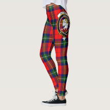 Scotstee Klan Ruthven Vapensköld Tartan Women Legg