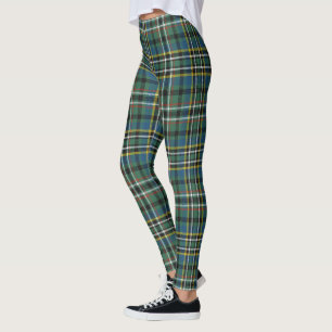 Scotstee Klan Scott Grönt Ancient Tartan Women Leggings