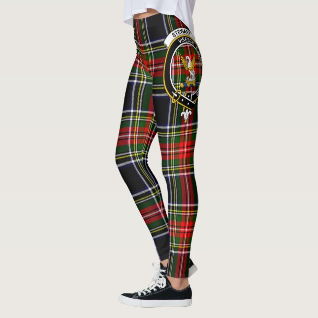 Scotstee Klan Stewart High Stewards Vapensköld Tar Leggings (Vänster)