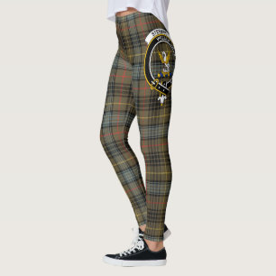 Scotstee Klan Stewart Hunting Weasted Vapensköld Leggings