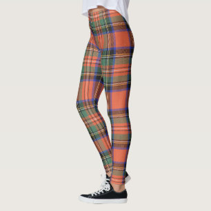 Scotstee Klan Stewart Royal Ancient Tartan Kvinnor Leggings
