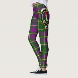 Scotstee Klan Taylor Vapensköld Tartan Women Leggi Leggings