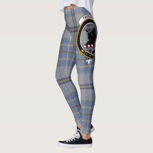Scotstee Klan Tweedie Vapensköld Tartan Women Legg Leggings